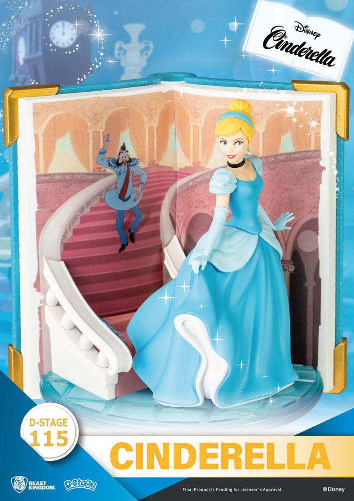 DISNEY - Cinderella - Statue D-Stage Book Series Diorama PVC 13cm