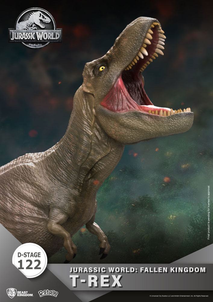 JURASSIC WORLD FALLEN KINGDOM - T-Rex - Diorama D-Stage 13cm