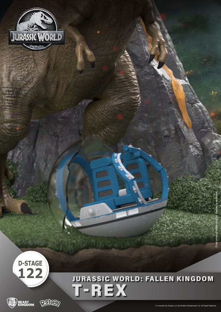 JURASSIC WORLD FALLEN KINGDOM - T-Rex - Diorama D-Stage 13cm