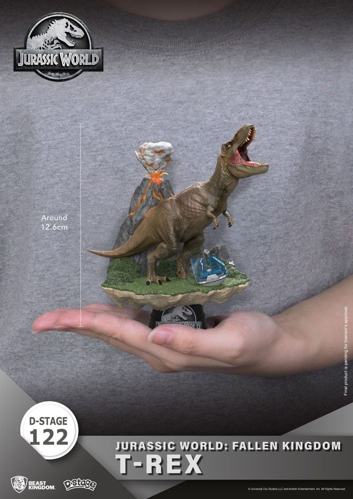 JURASSIC WORLD FALLEN KINGDOM - T-Rex - Diorama D-Stage 13cm