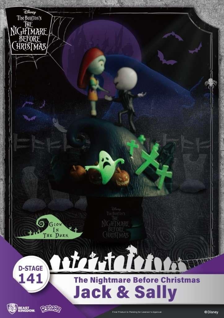 NIGHTMARE BEFORE CHRISTMAS - Jack & Sally - Diorama D-Stage 15cm