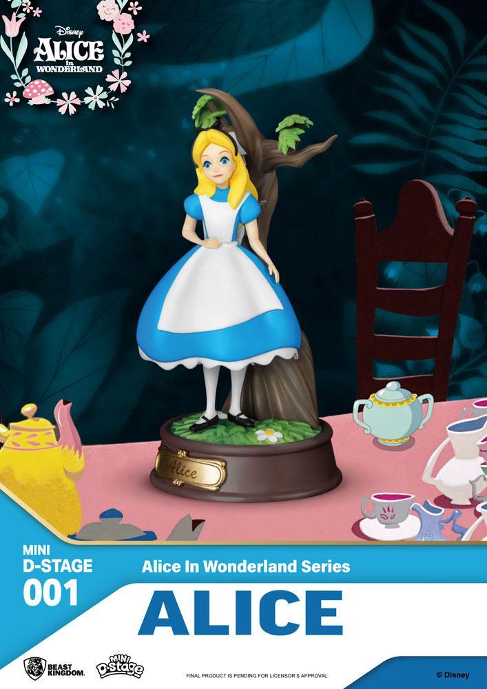 DISNEY - Alice - Statue Mini-Diorama 10 cm