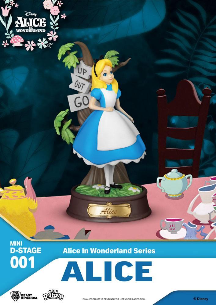 DISNEY - Alice - Statue Mini-Diorama 10 cm