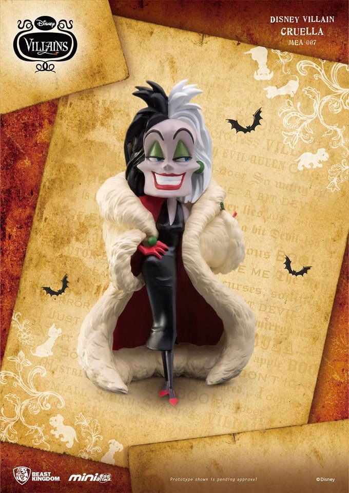 DISNEY VILLAINS – Figur Mini Egg Attack – Cruella – 8 cm
