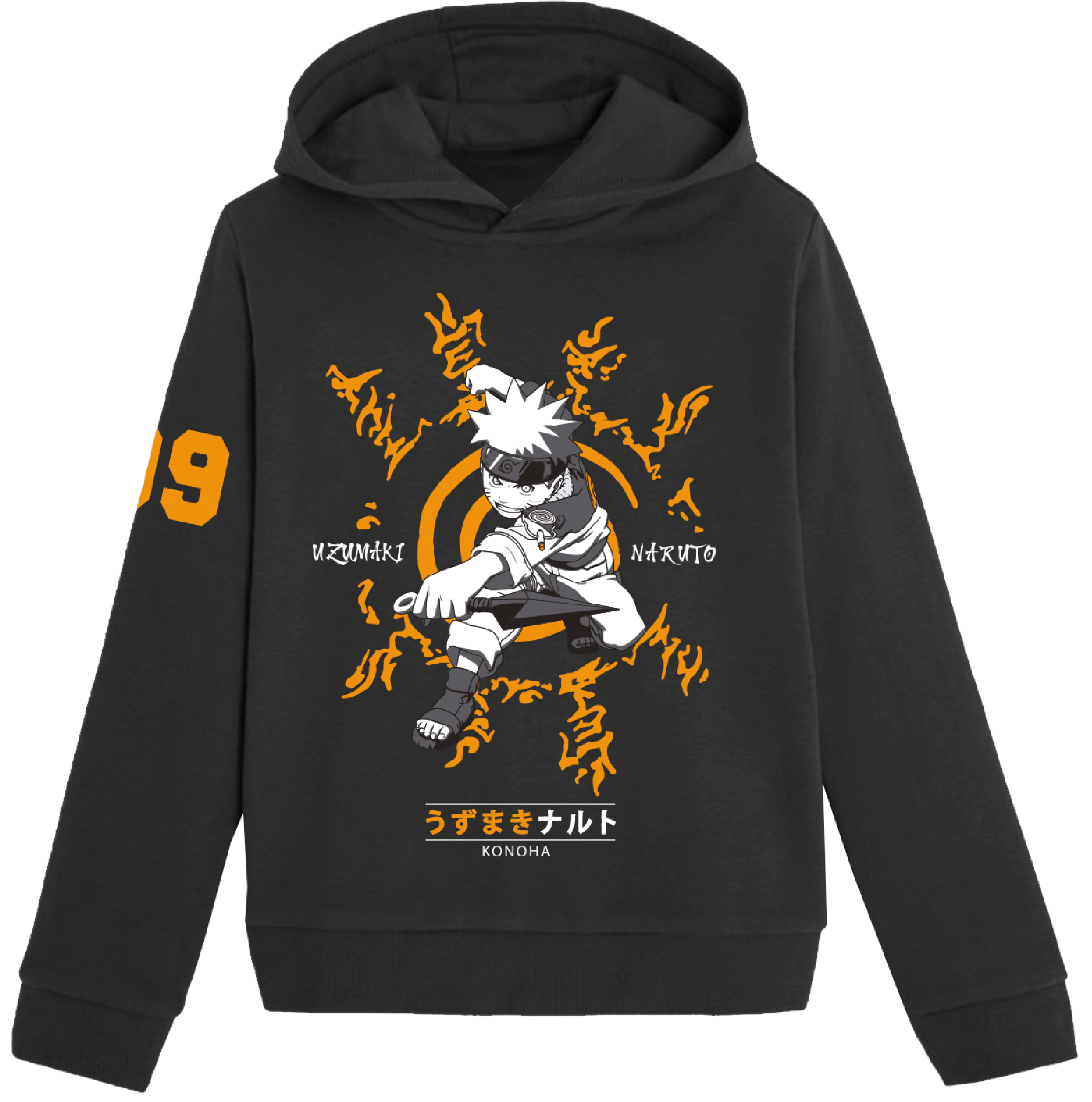 NARUTO - Naruto Uzumaki Konoha - Kid Sweat-Shirt (8 Ans)