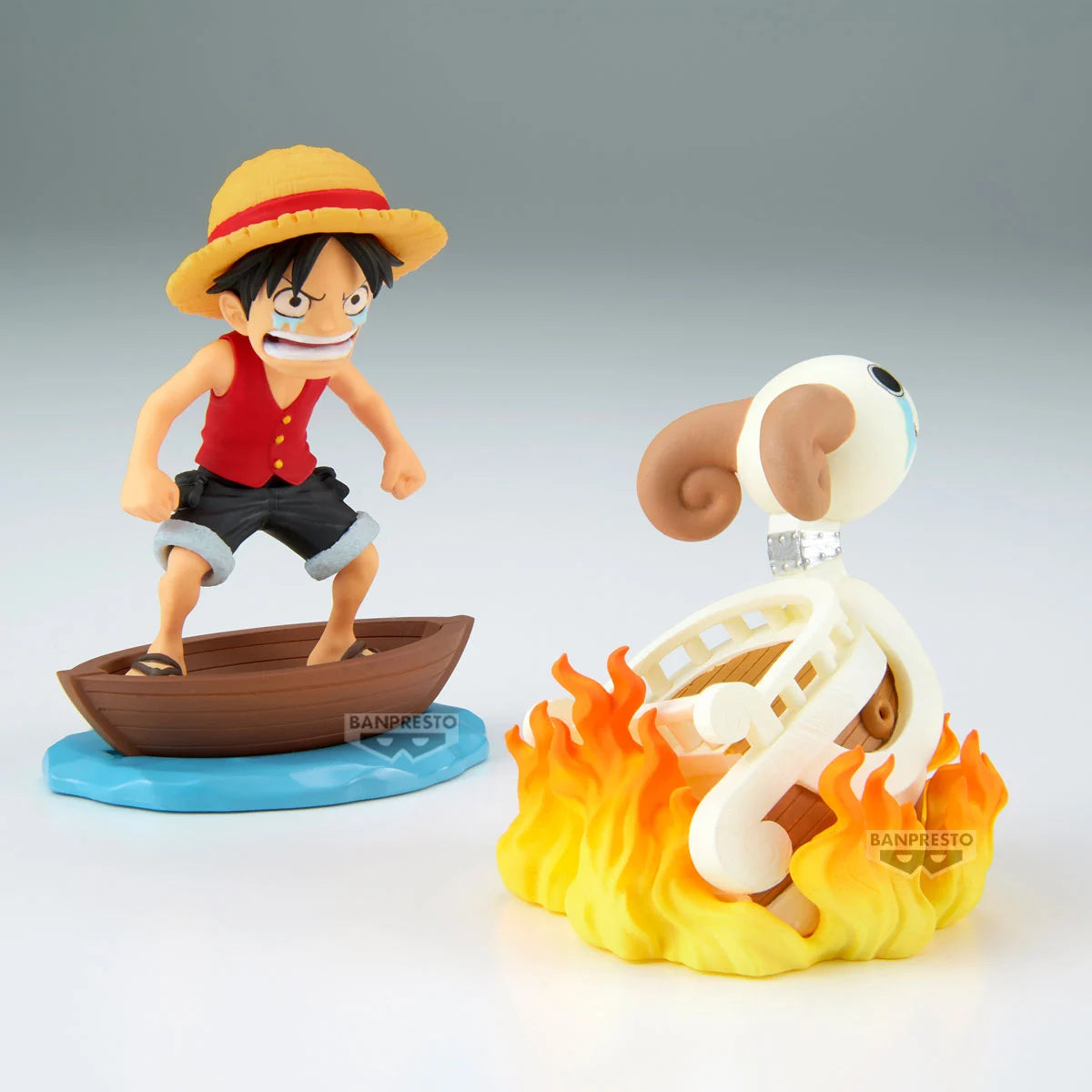 ONE PIECE - Luffy & Going Merry - WCF Log Stories Figure 8cm