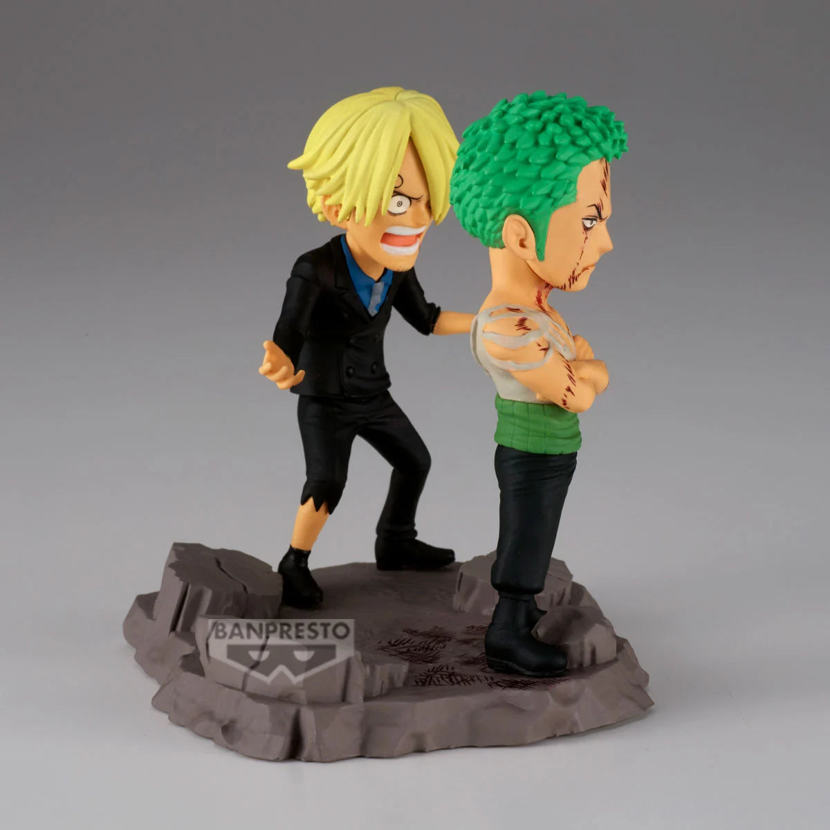 ONE PIECE - Roronoa Zoro & Sanji - Figure WCF Log Stories 8cm