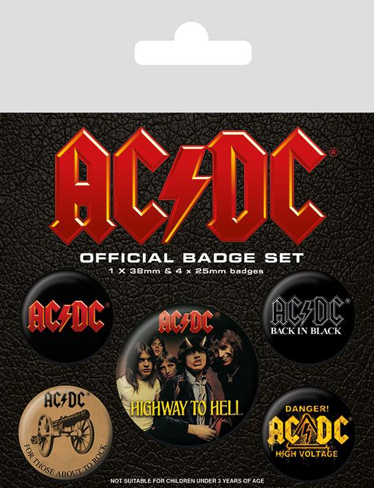AC/DC - Pack 5 badges