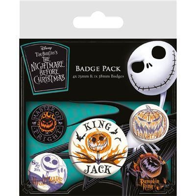 NIGHTMARE BEFORE CHRISTMAS - Colourfull Shadows - Pack 5 Badges