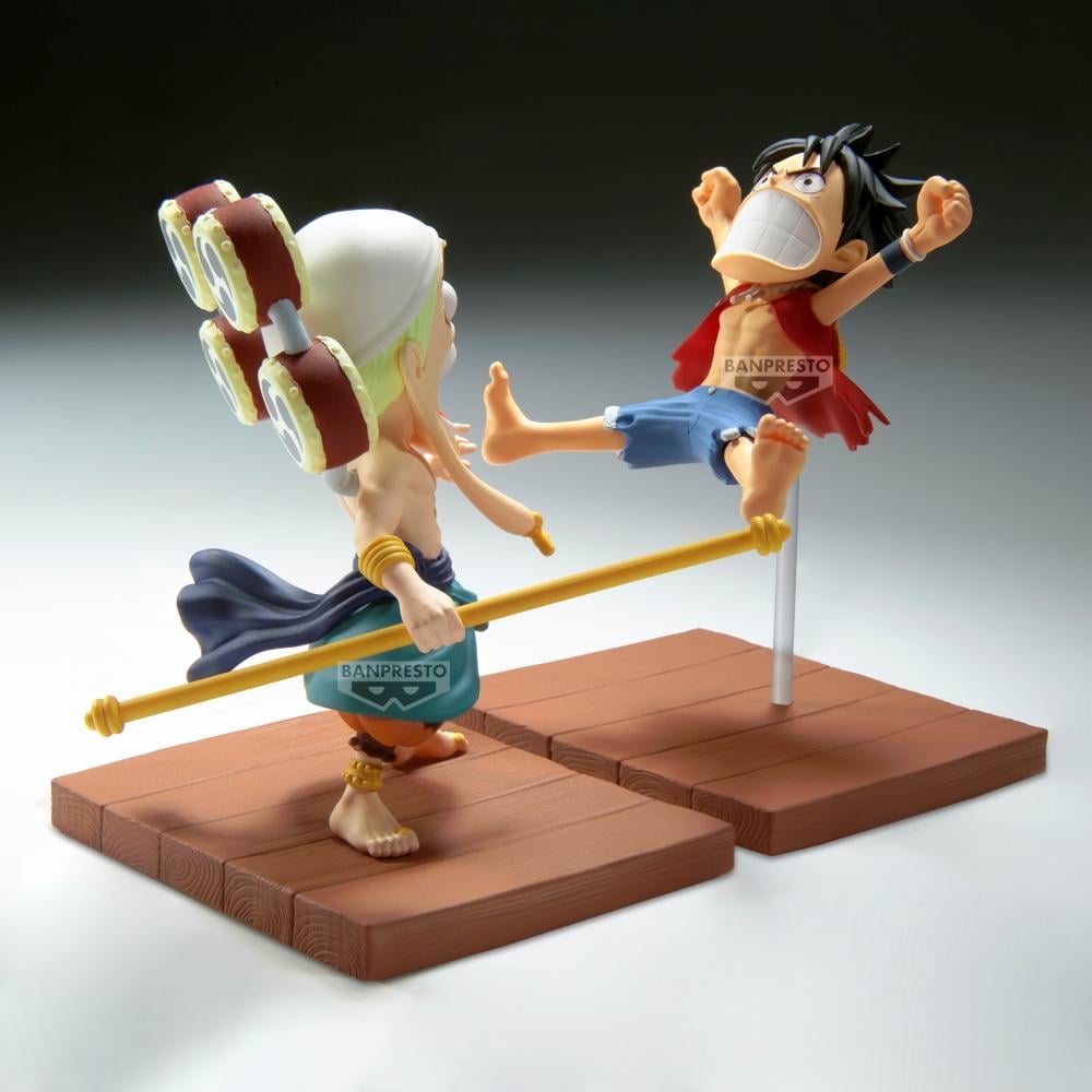 ONE PIECE - Luffy & Enel - Figure WCF-Log Stories 7cm