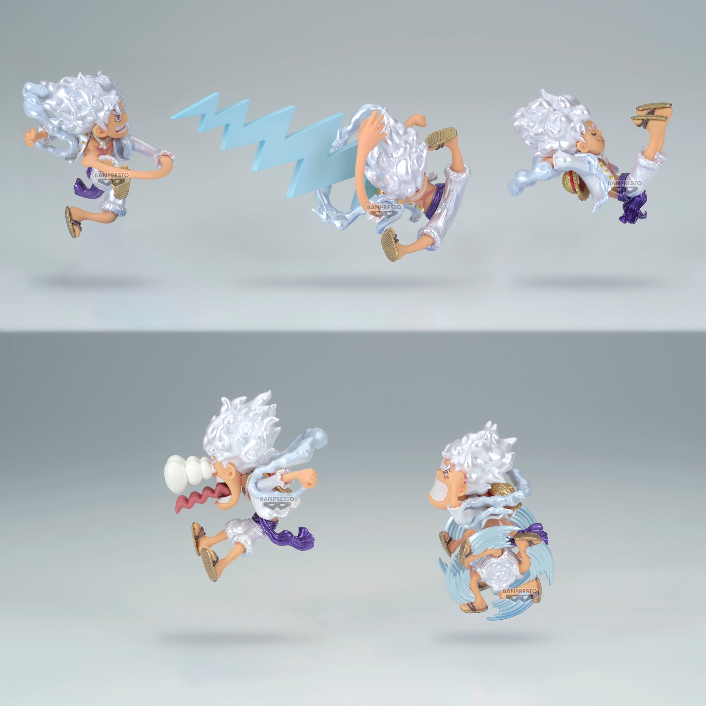 ONE PIECE - WCF Luffy Gear 5 Metallic - Assortiments 12 Figurine 7cm