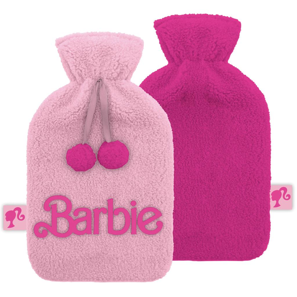 BARBIE - Logo - Plush & Embrosed Hot-Water Botlle