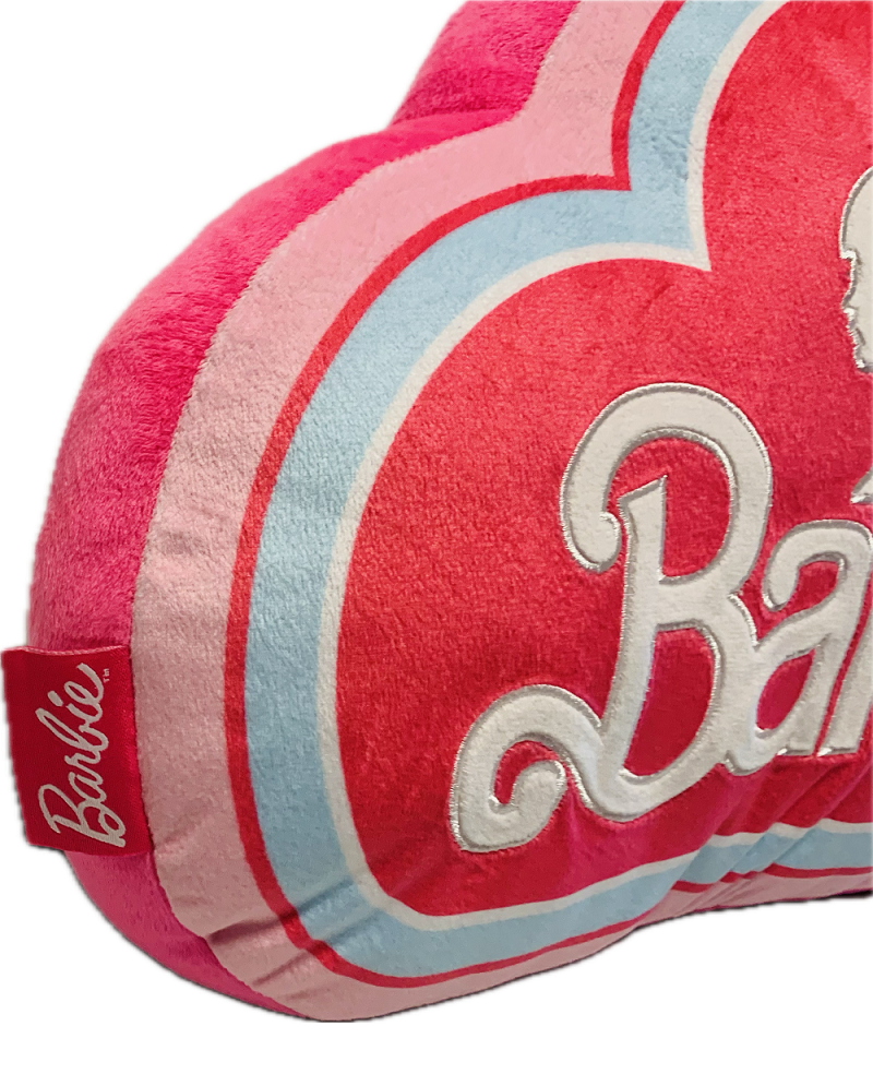 BARBIE - Logo - Velboa 3D Cushion - 40cm