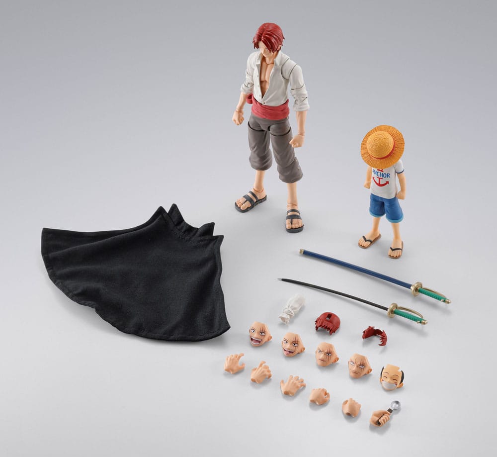 ONE PIECE - Shanks & Luffy (Child)  - 2 Figure Pack S.H. Figuarts 8cm