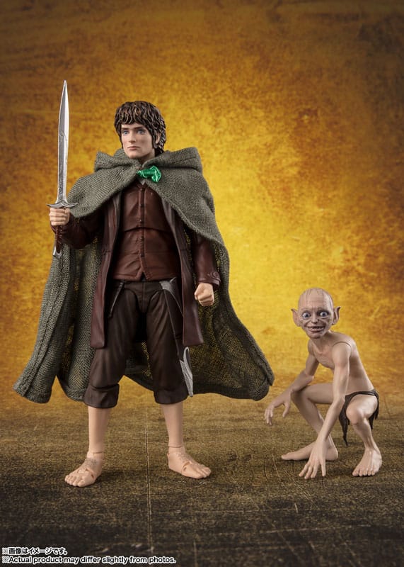 LORD OF THE RINGS - Frodo & Gollum - Figure S.H. Figuarts 6 & 12cm