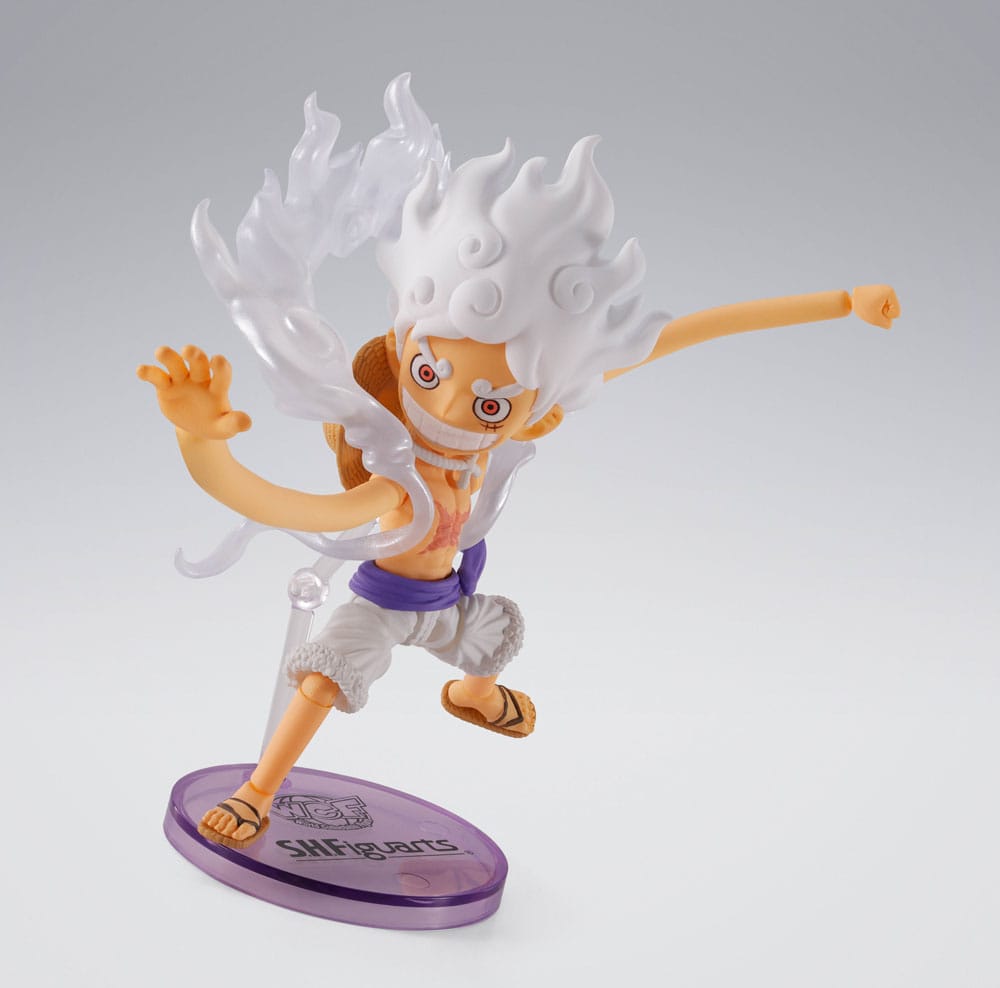 ONE PIECE - Luffy Gear 5 - Figure WCF X S.H. Figuarts 8cm
