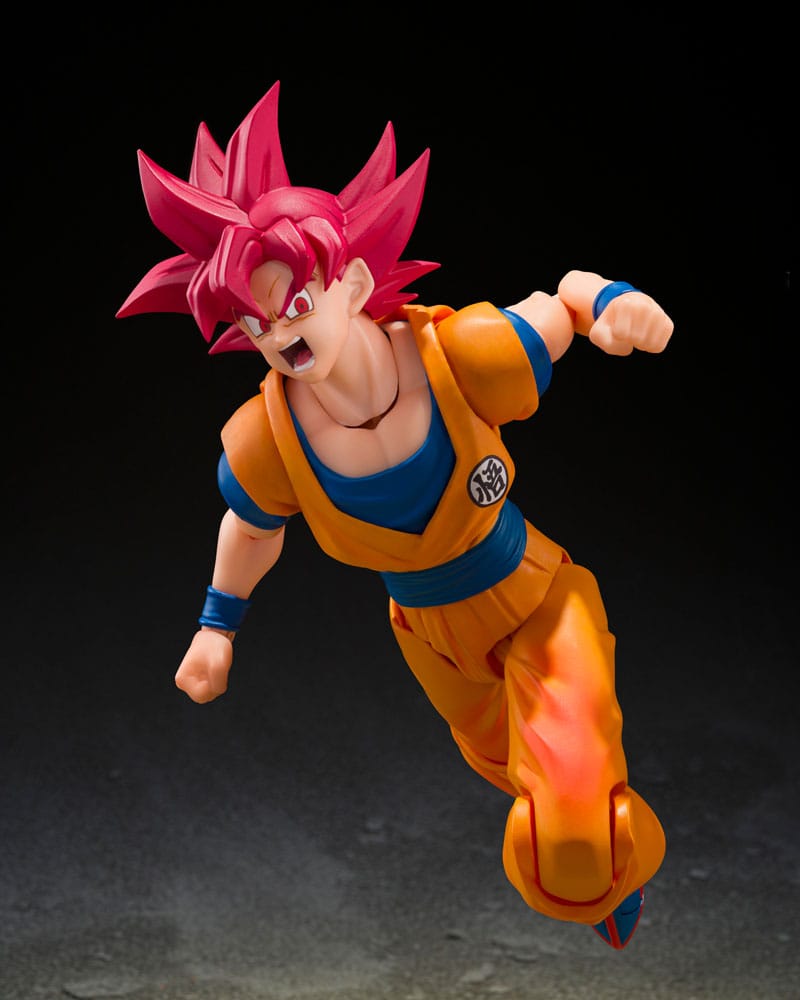 DRAGON BALL SUPER - SSG Son Goku "God Aura" - Fig. S.H. Figuarts 15cm