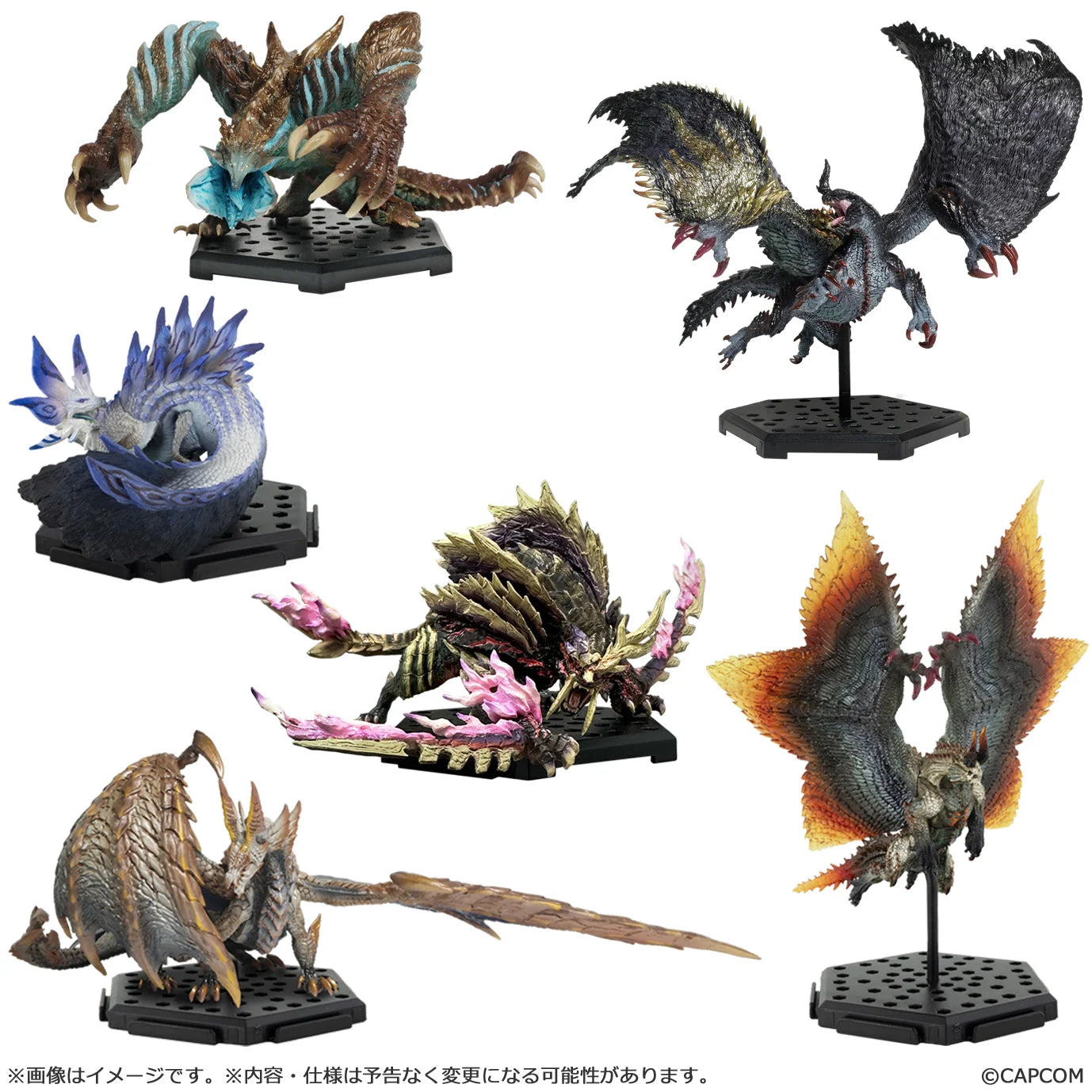 MONSTER HUNTER-Fig. Builder Stand Model Plus vol. 25 26 (6pc)- 10-15cm