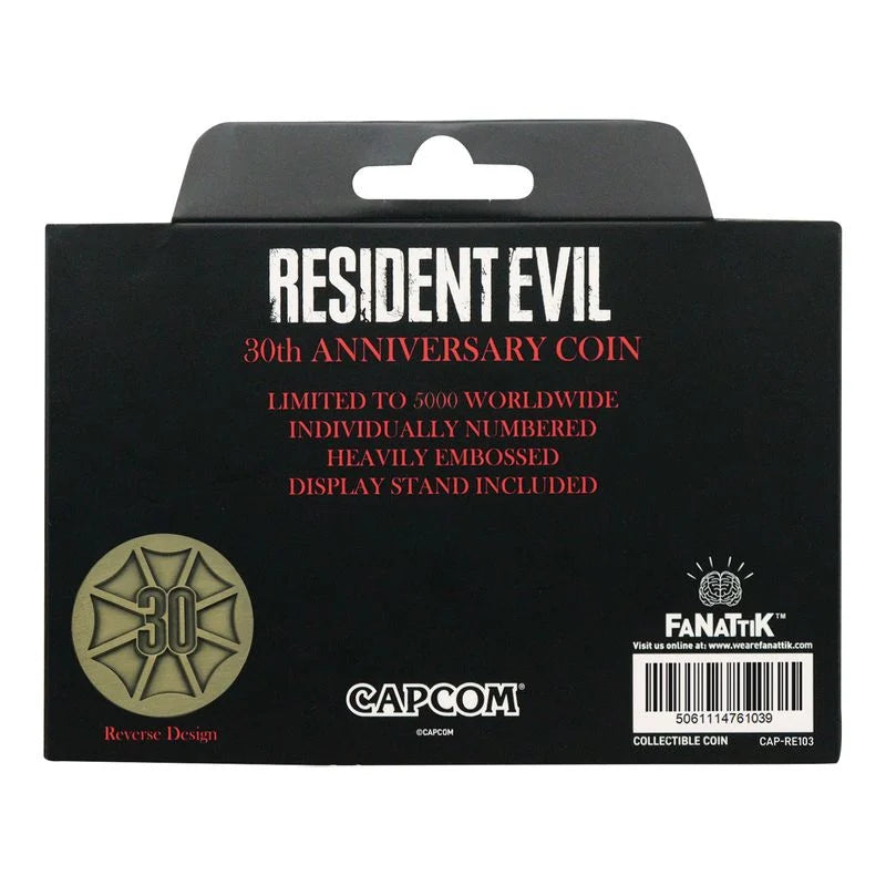 RESIDENT EVIL - 30th Anniversary - Limited Edition Coin -Antique Brass