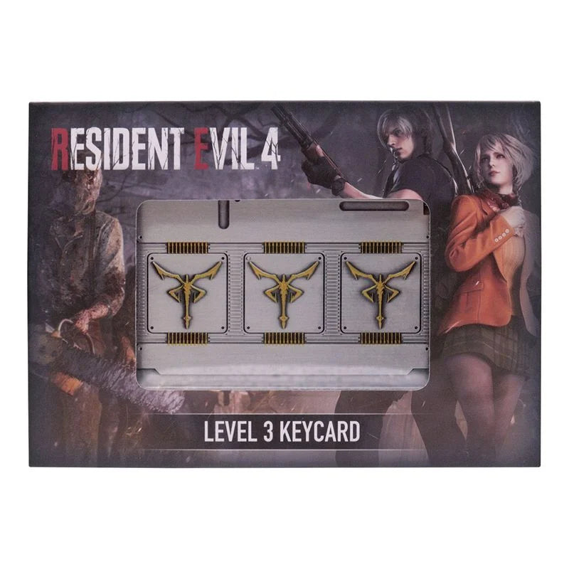 RESIDENT EVIL 4 - Level 3 Keycard - Replica Limited Edition