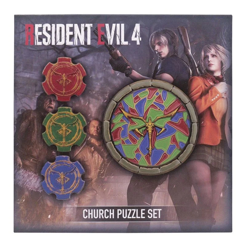 RESIDENT EVIL 4 - Church Puzzle - Limited Edition Medaillon Set
