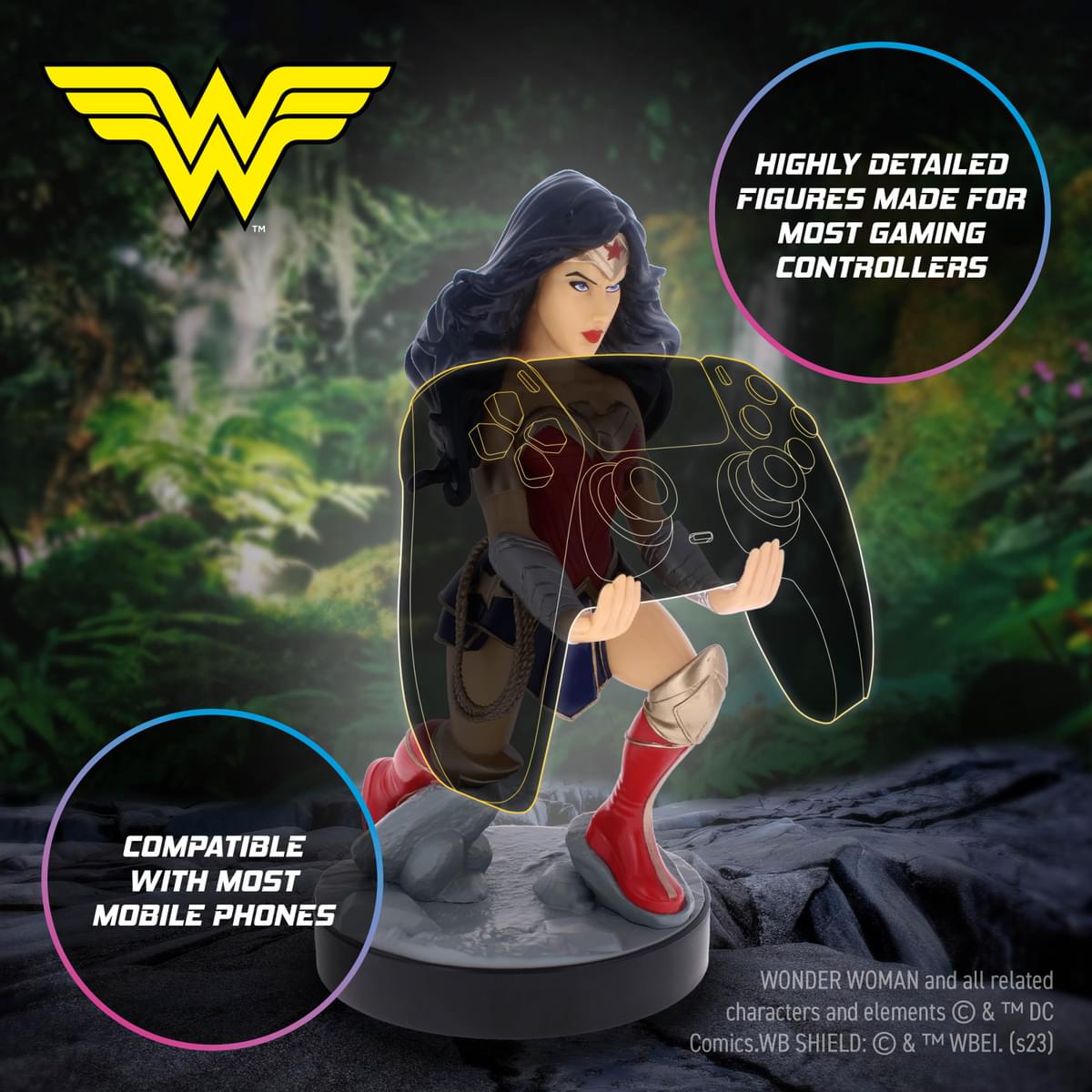 WONDER WOMAN - Controller & Phone Support - 20cm