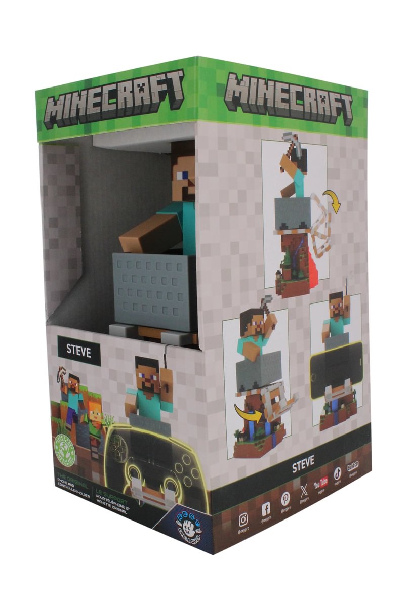 MINECRAFT - Steeve - Controller & Phone Support - 20cm