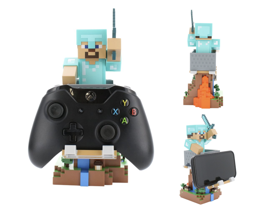 MINECRAFT - Steeve in Armour - Controller & Phone Support - 20cm