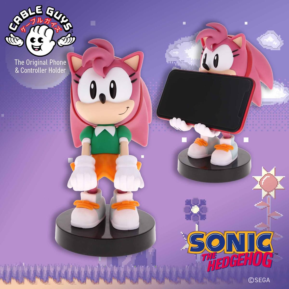 SONIC - Amy Rose - Controller & Phone Support - 20cm