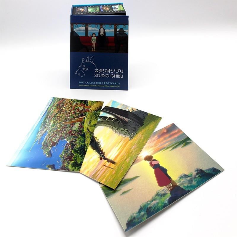 STUDIO GHIBLI – Schachtel mit 100 Sammlerpostkarten