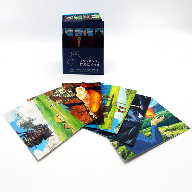 STUDIO GHIBLI - box of 100 collector's postcards