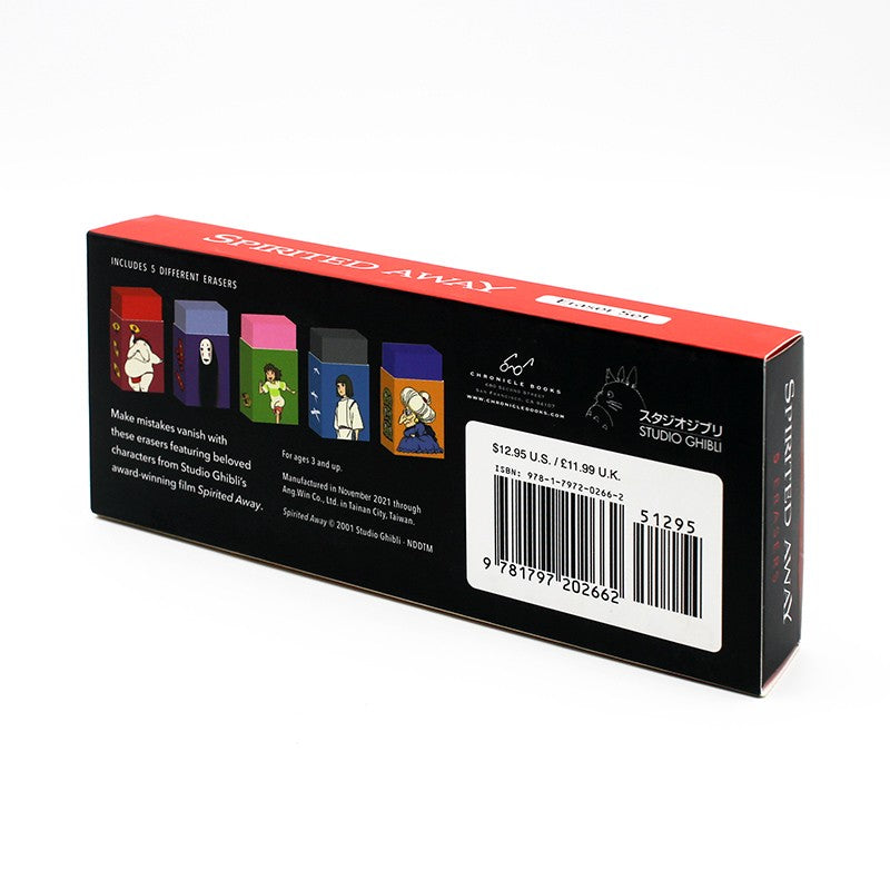 STUDIO GHIBLI - Spirited Away - Eraser Set