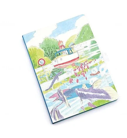 PONYO ON THE CLIFF - Ponyo & Sasuke - Notebook 17.8x12.7cm