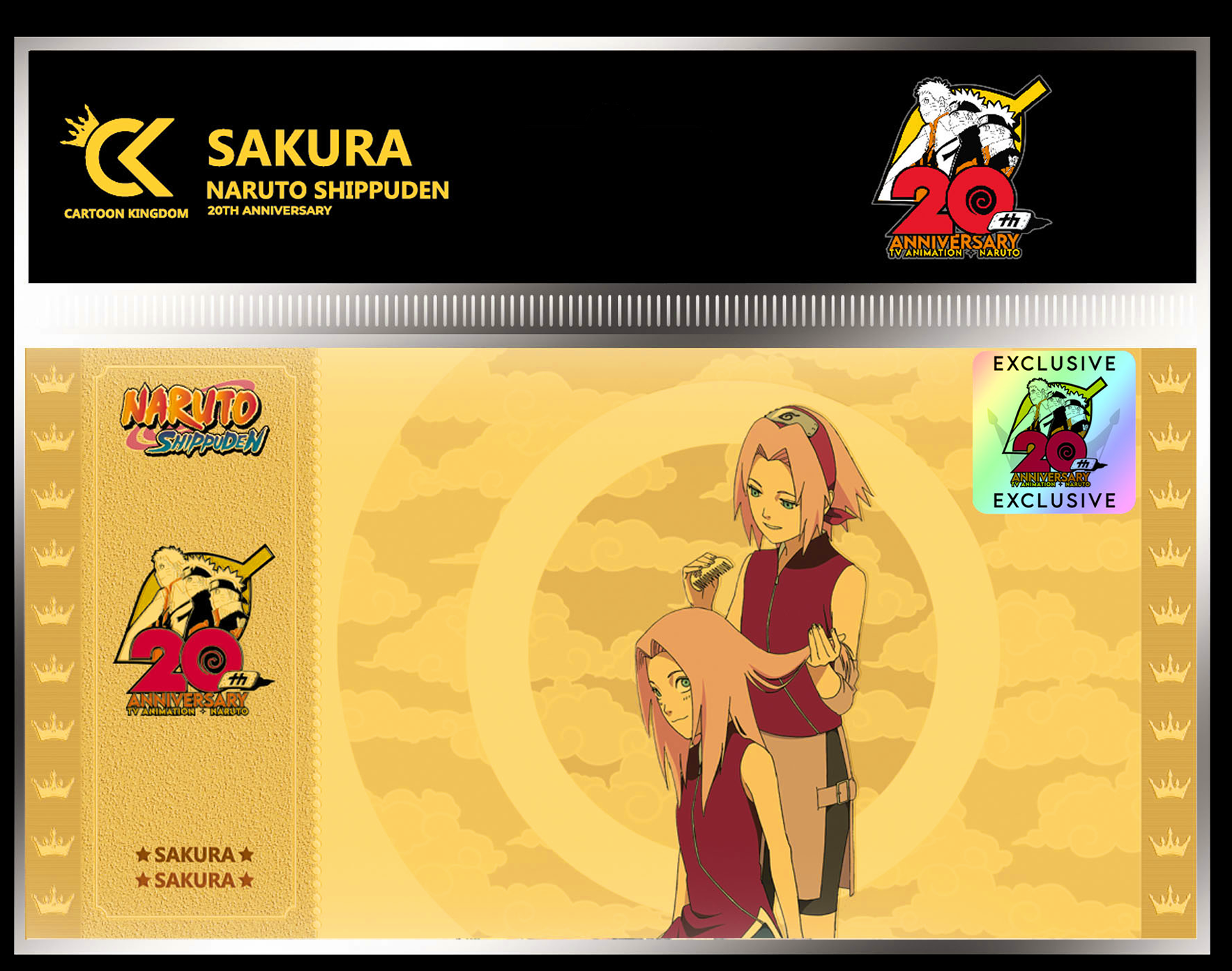 NARUTO SHIPPUDEN – Sakura – Goldenes Ticket zum 20. Jubiläum