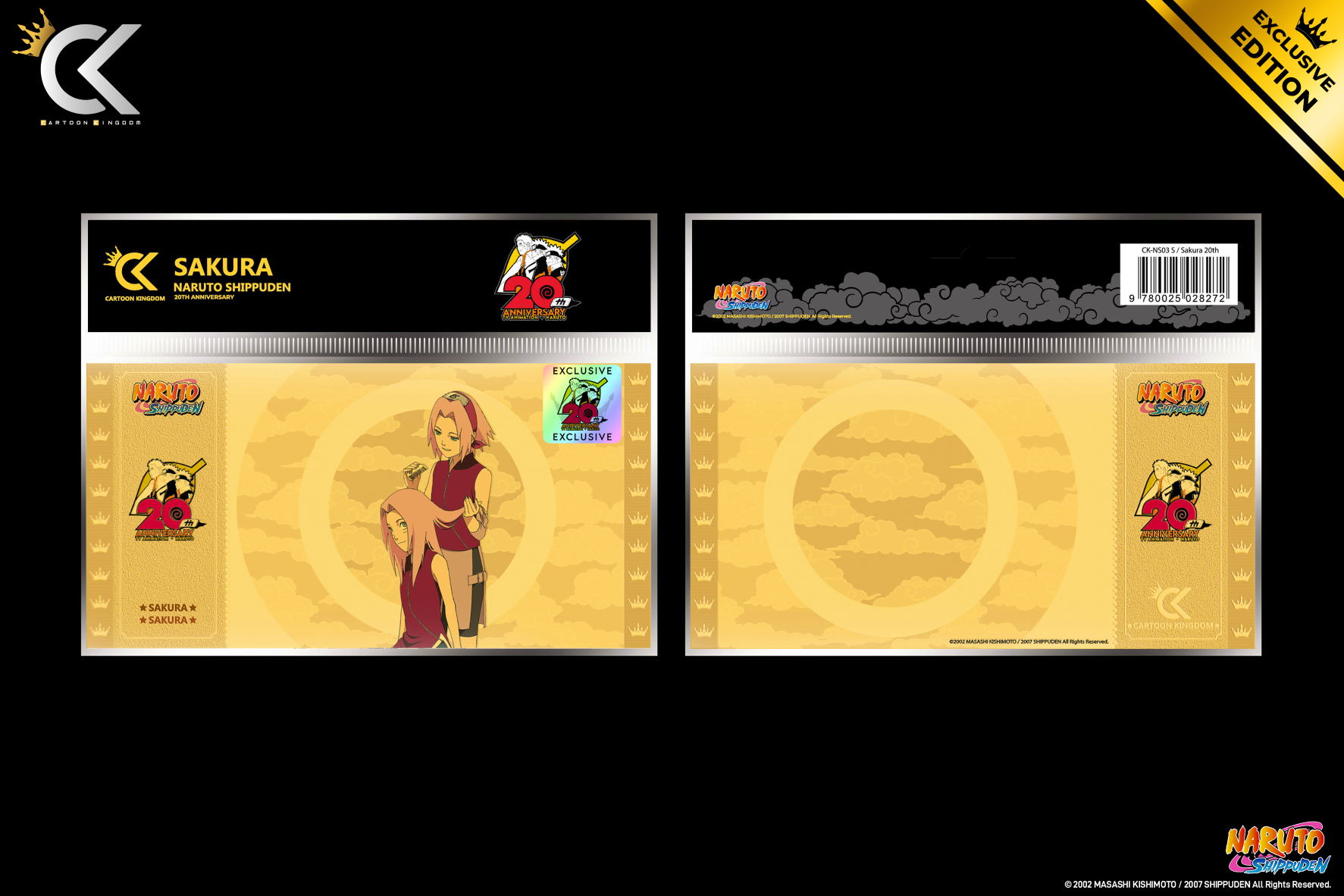 NARUTO SHIPPUDEN – Sakura – Goldenes Ticket zum 20. Jubiläum