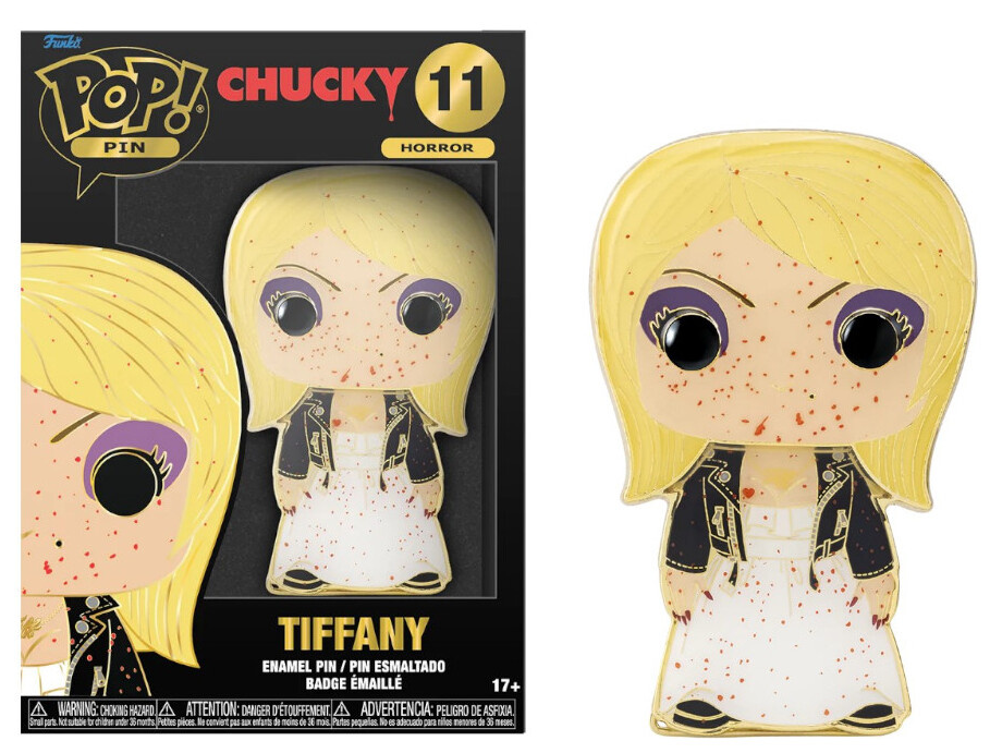 HORROR - Pop Large Emaille Pin Nr. 11 - Chucky - Tiffany
