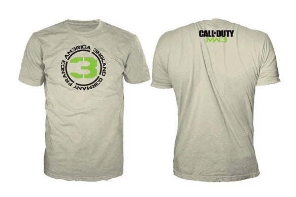 CALL OF DUTY MW3 - T-Shirt Sand - LÄNDER 3 (L)