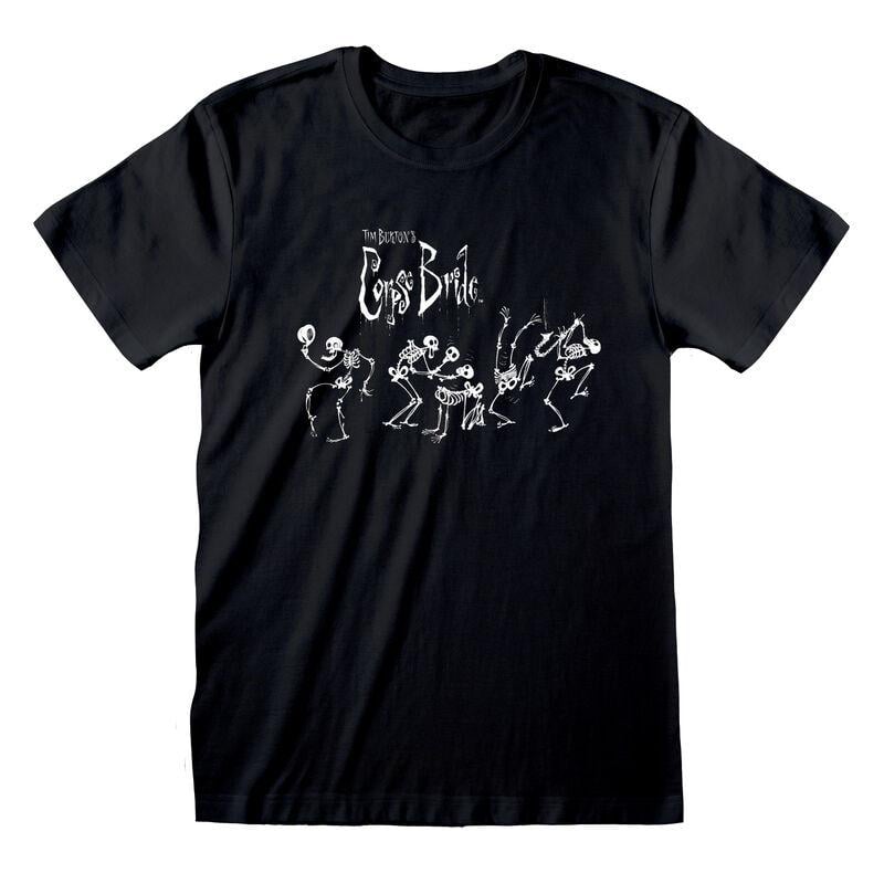 CORPSE BRIDE - Skeleton Band - Unisex T-Shirt (M)