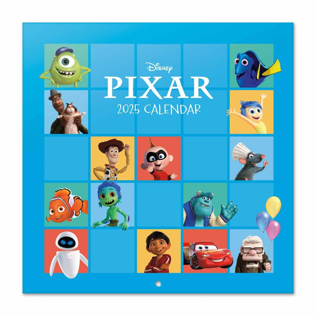PIXAR - Movies - Wall Calendar 2025