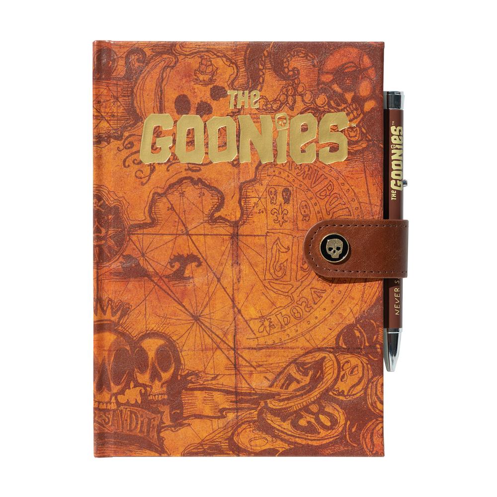 GOONIES – Logo – Notizbuch + Projektor-Stift-Set – Größe A5