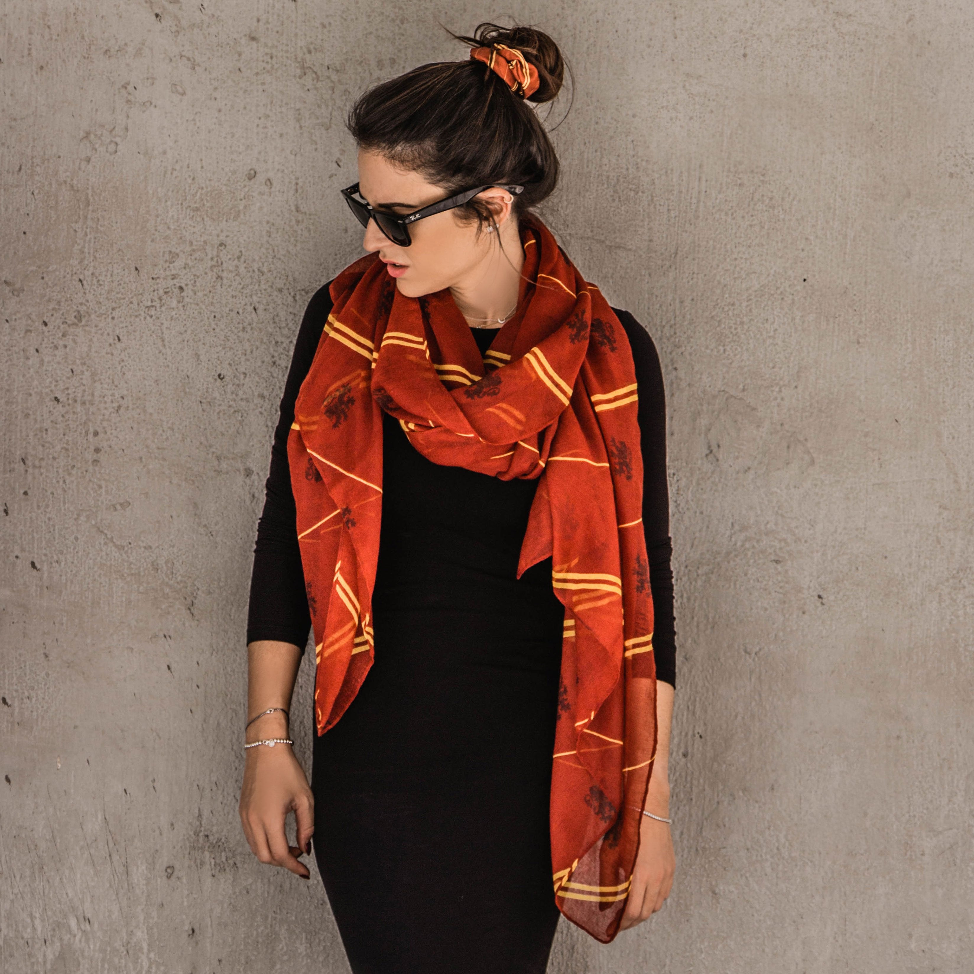 HARRY POTTER - Scarf Light Weight Voile Gryffindor