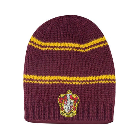 HARRY POTTER - Long Slouchy Beanie Gryffindor Purple and Gold