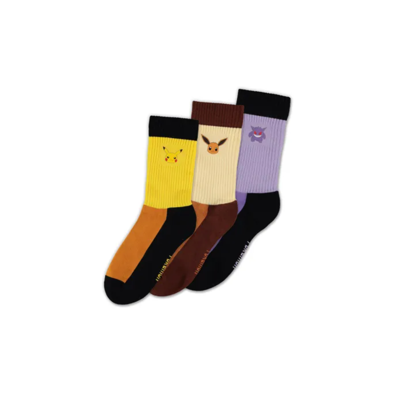 POKEMON - Trio Crew - Pack of 3 pairs of socks (T35-38)