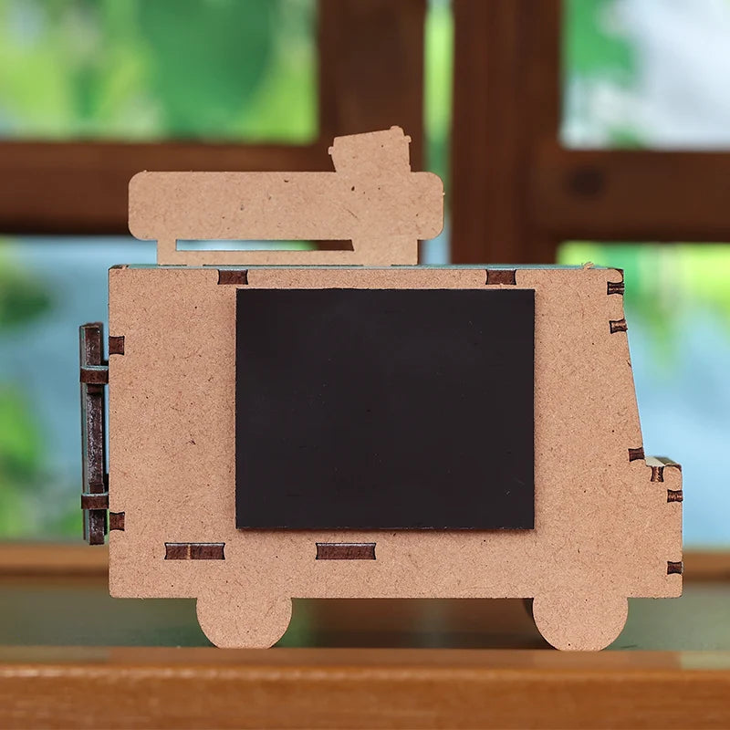 MINI BOOK NOOK KIT - DIY- Café Bus - With Magnets