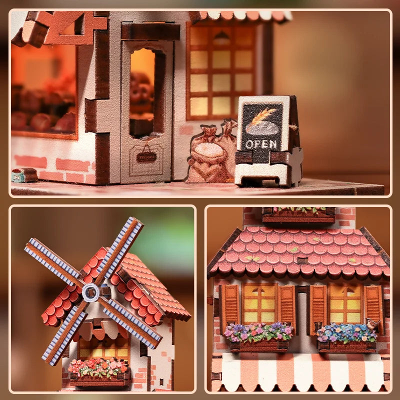 MINI BOOK NOOK KIT - DIY- Mill Bakery - With Magnets