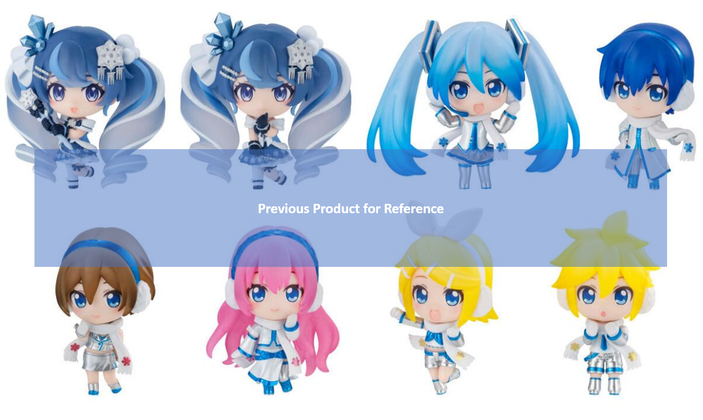 HATSUNE MIKU - Snow Miku 2026 Collection -  Assortiment 8 Figure 5cm