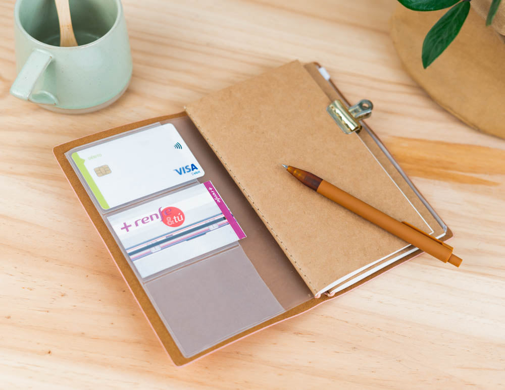 PUSHEN - Notizbuch + Trennblätter - Größe A5