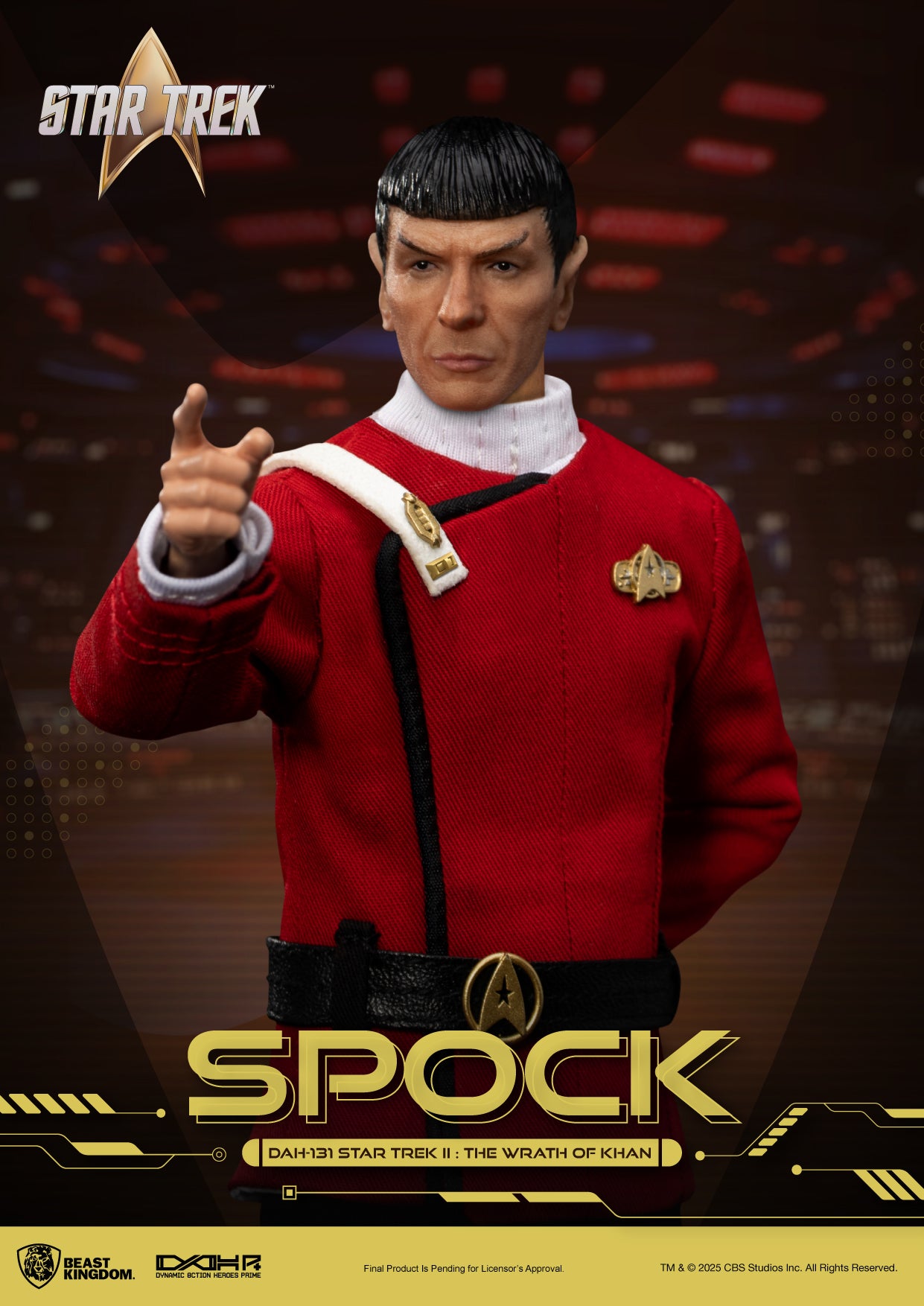 STAR TREK THE WRATH OF KHAN - Spock - Figure 20.5cm