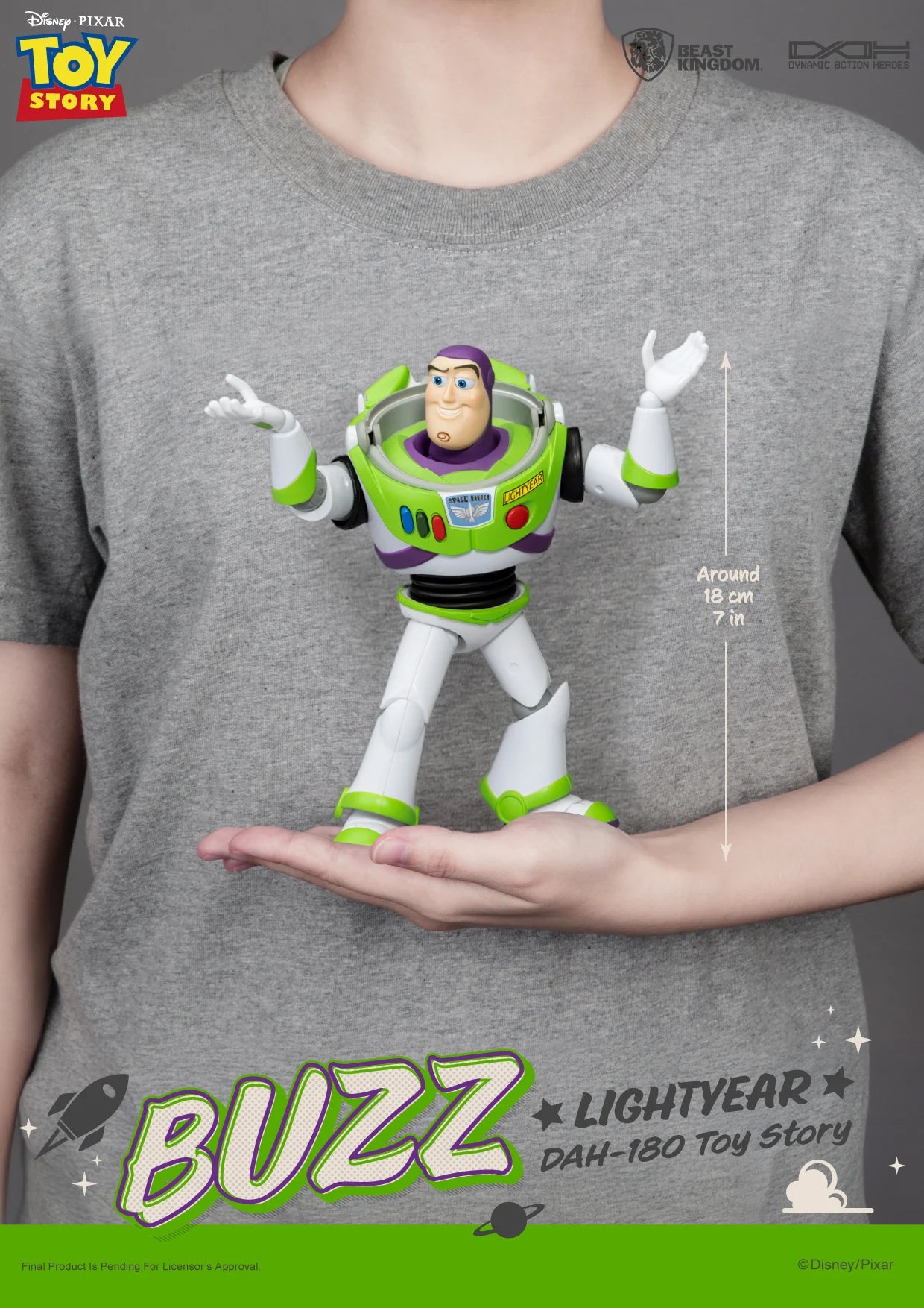 TOY STORY - Buzz Lightyear - Dynamic Action Heroes 23.8cm