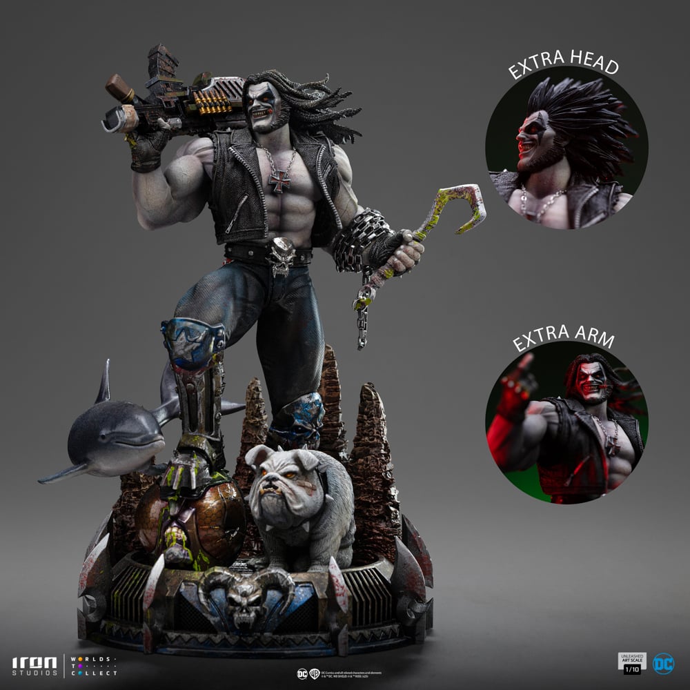 DC - Lobo - Statuette Unleashed Art Scale 1/10 24.68cm